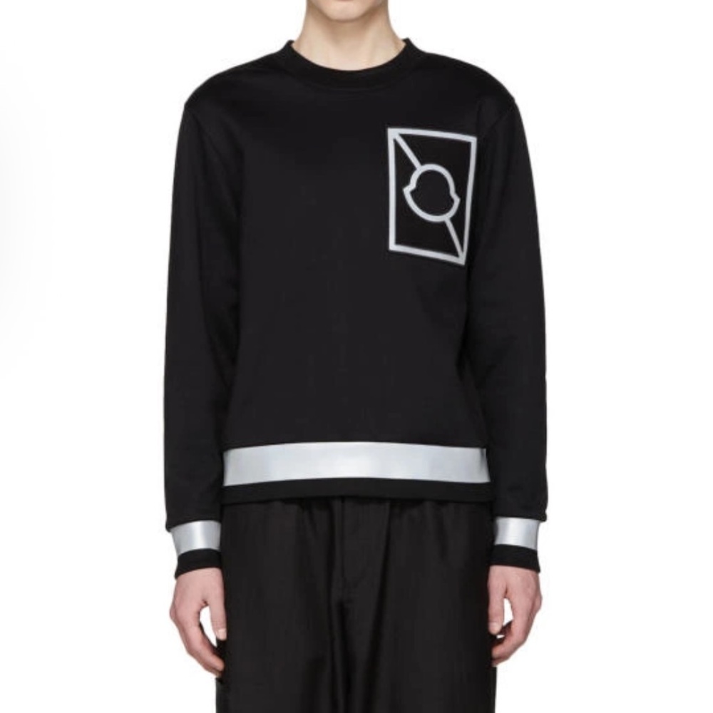 Black Moncler Genius crewneck sweatshirt